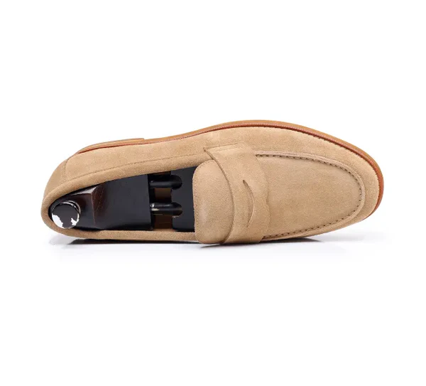 NOBEL Stefano Penny Loafers - Beige - Nobel Wear