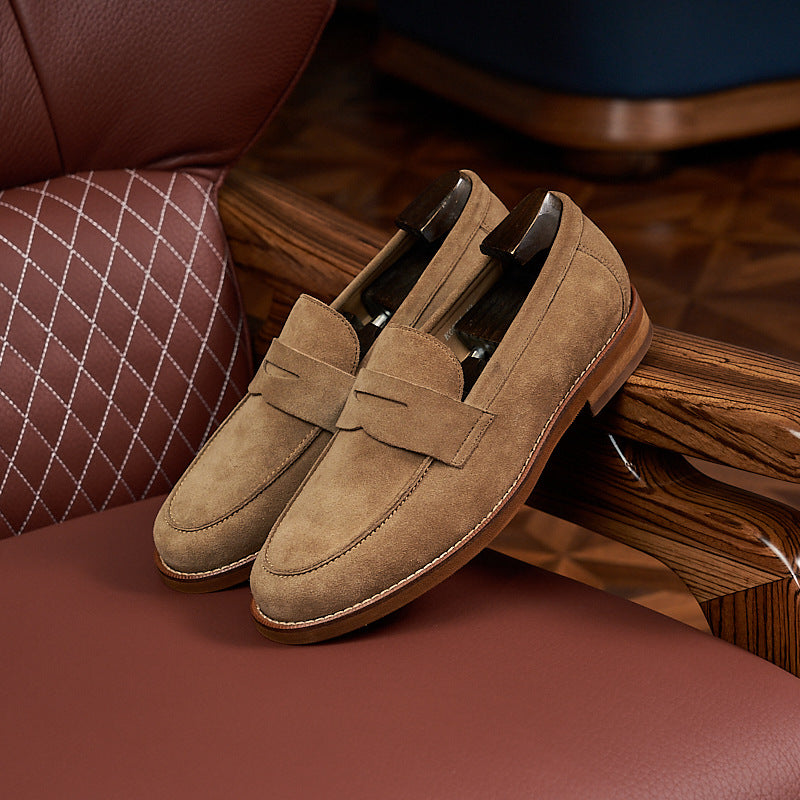 NOBEL Stefano Penny Loafers - Beige - Nobel Wear