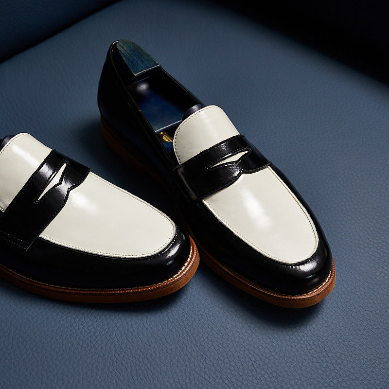 NOBEL Stefano Penny Loafers - Zwart - Nobel Wear