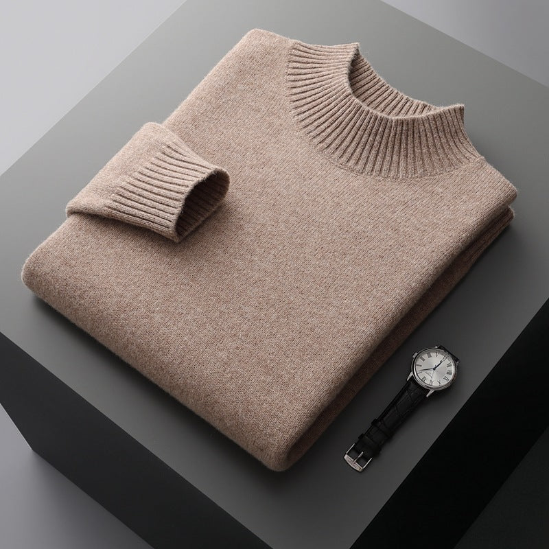 NOBEL Extrafijne Merino Mock Neck - Nobel Wear