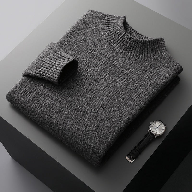 NOBEL Extrafijne Merino Mock Neck - Nobel Wear