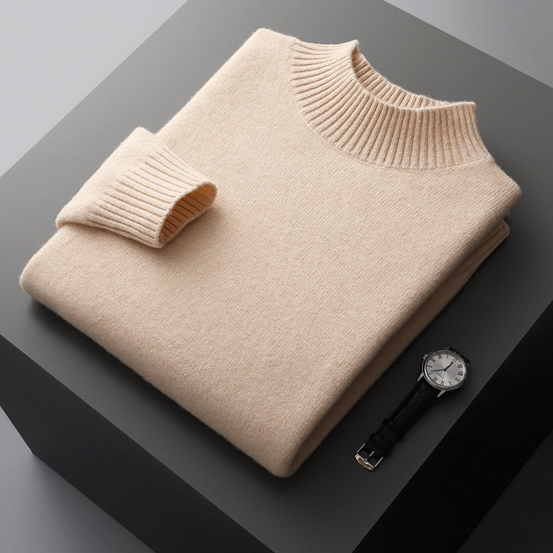 NOBEL Extrafijne Merino Mock Neck - Nobel Wear