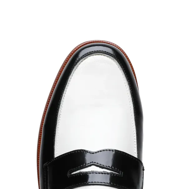 NOBEL Stefano Penny Loafers - Zwart - Nobel Wear