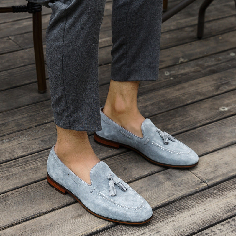 NOBEL LOAFERS - Babyblauw - Nobel Wear