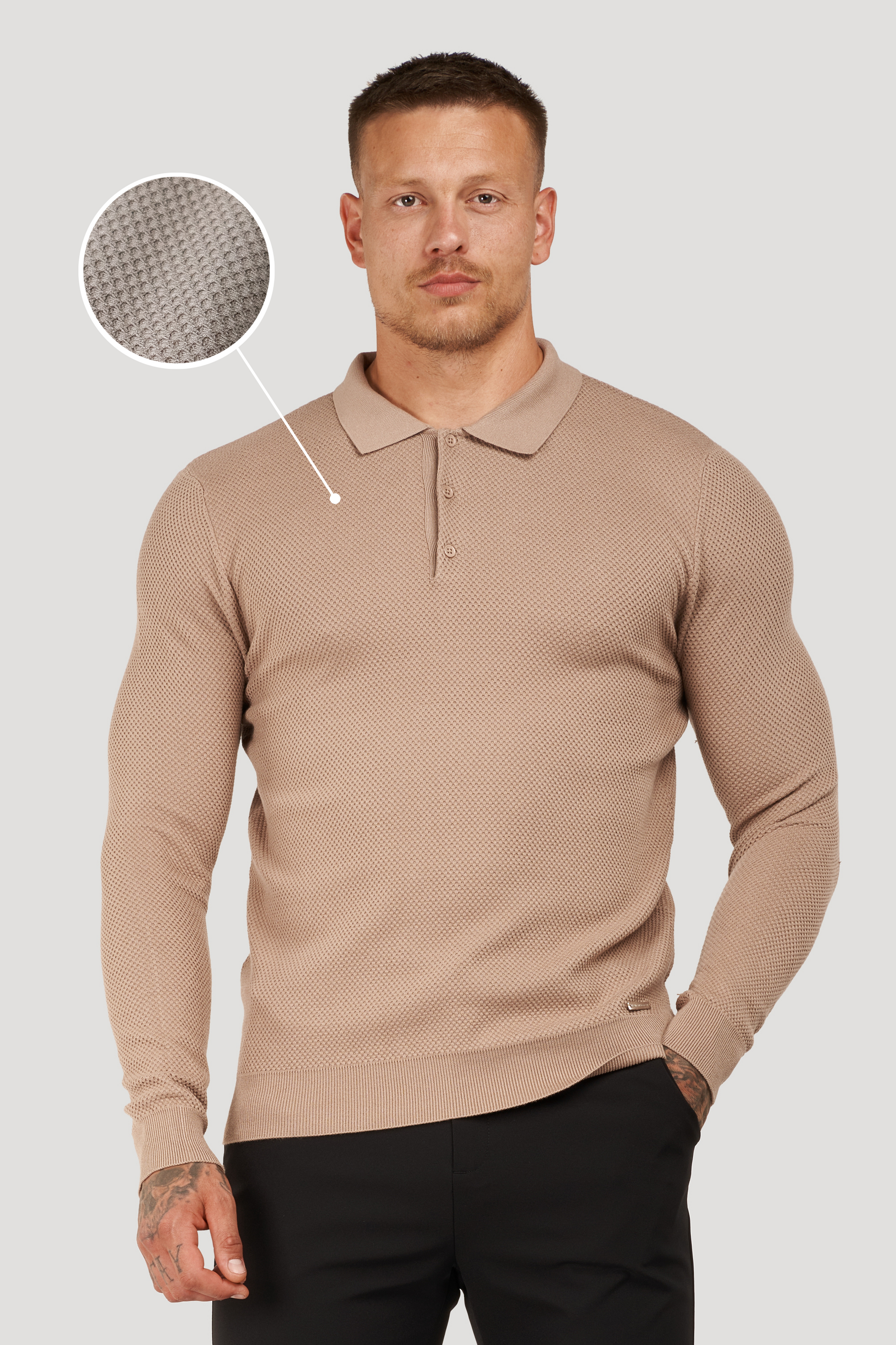 NOBEL De Fabio Button Polo - Nobel Wear