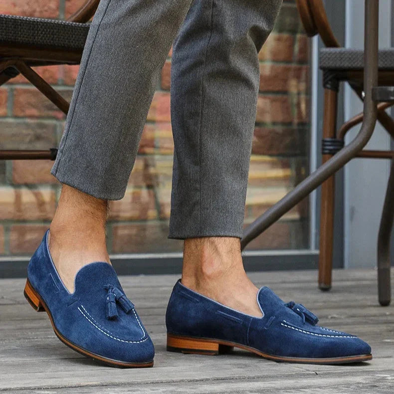 NOBEL LOAFERS - Marineblauw - Nobel Wear