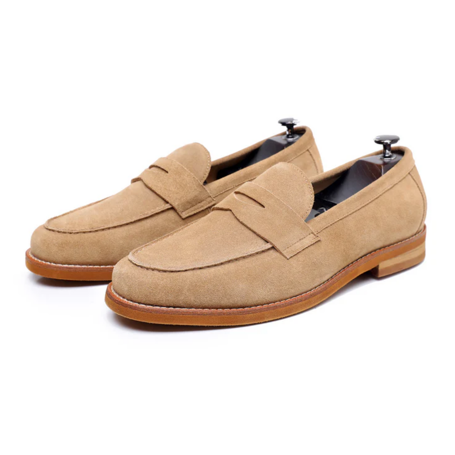 NOBEL Stefano Penny Loafers - Beige - Nobel Wear