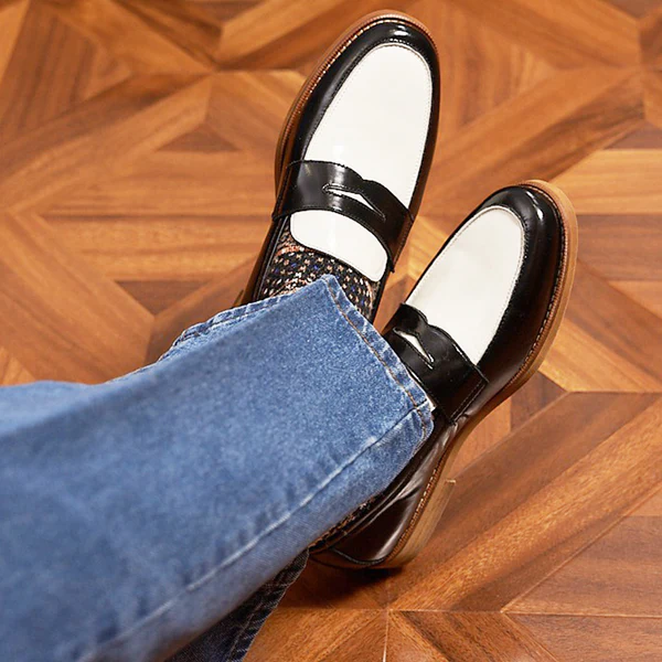 NOBEL Stefano Penny Loafers - Zwart - Nobel Wear