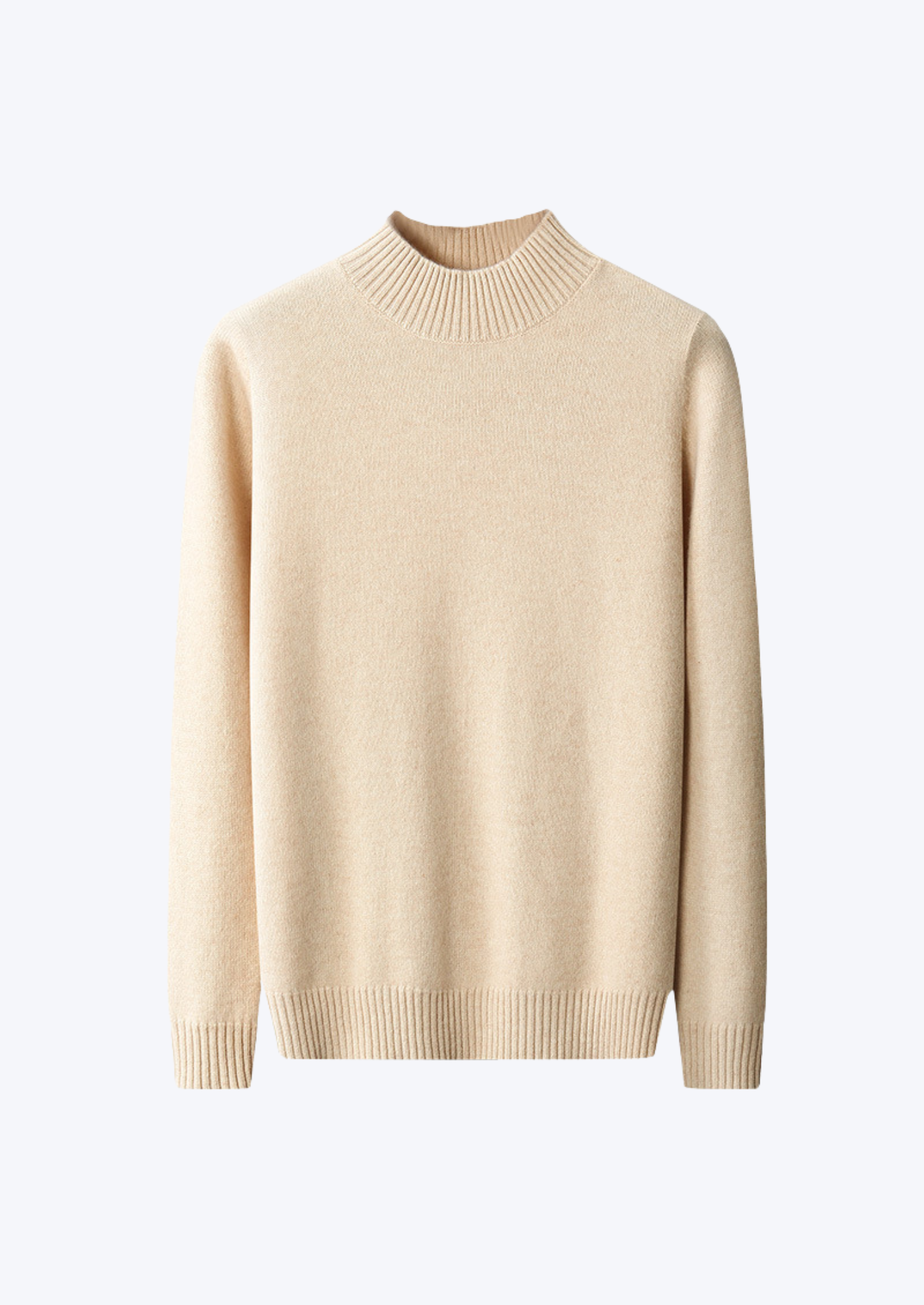 NOBEL Extrafijne Merino Mock Neck - Nobel Wear