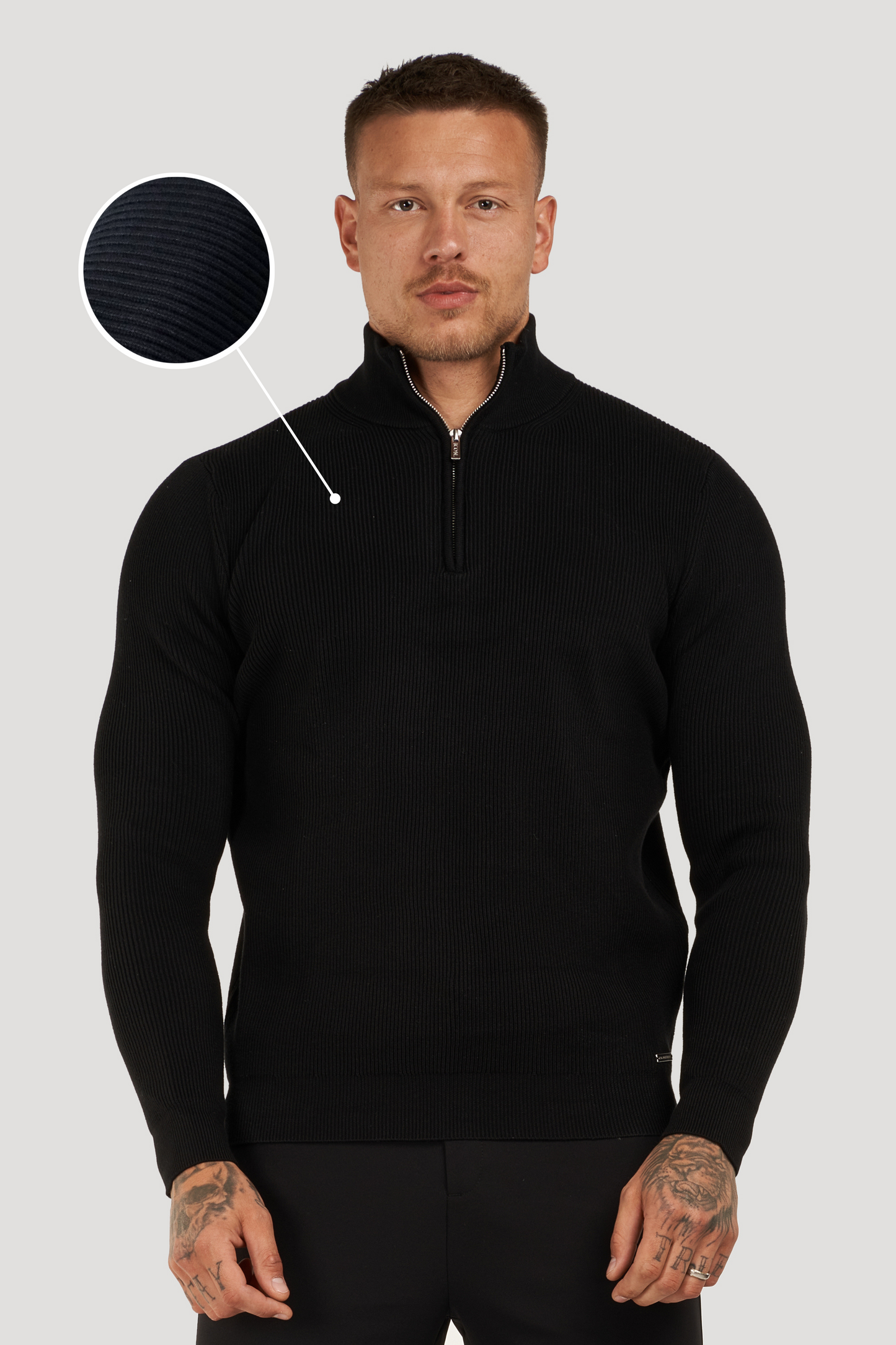 NOBEL De Renzo Half Zip Sweater - Nobel Wear