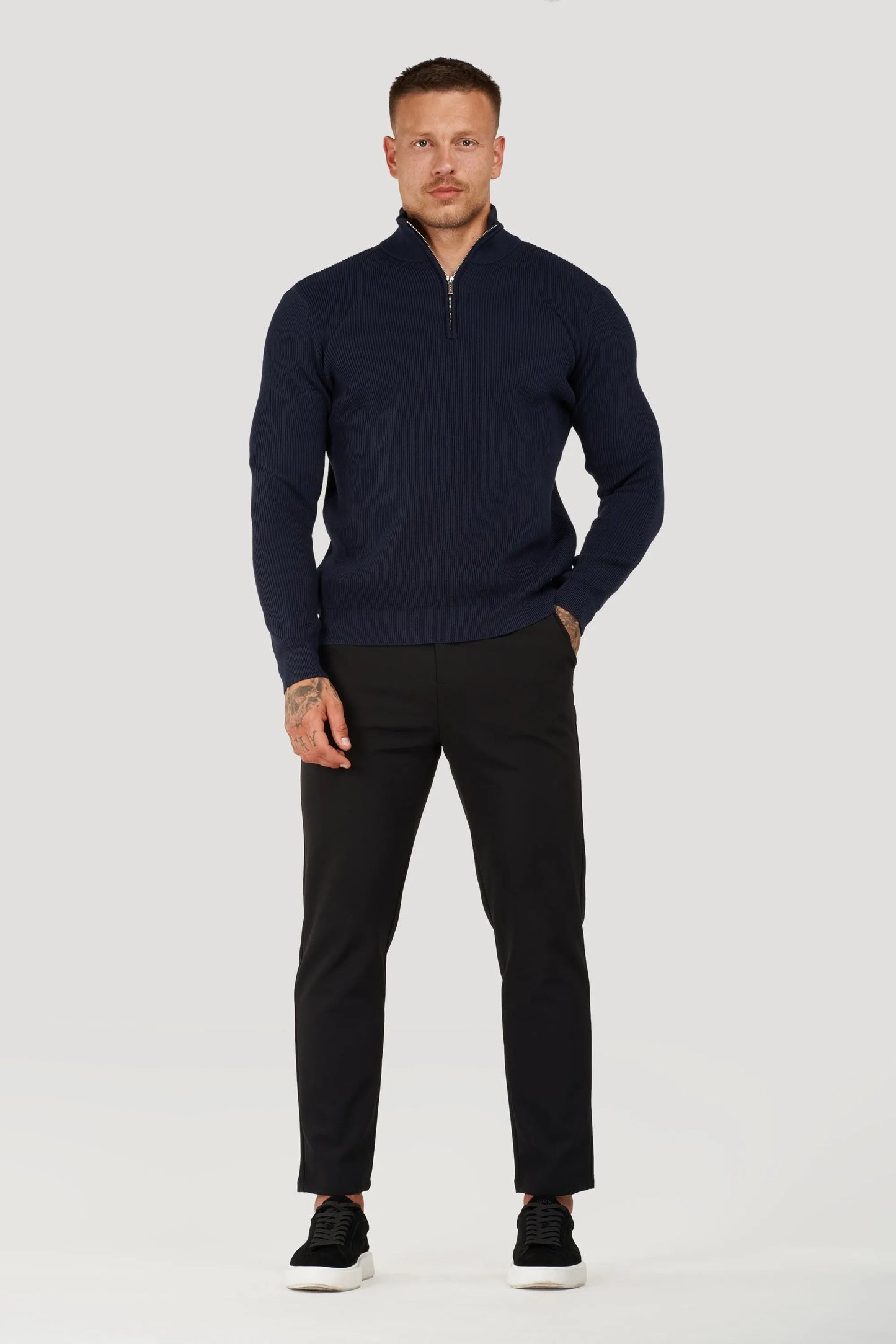 NOBEL De Renzo Half Zip Sweater - Nobel Wear