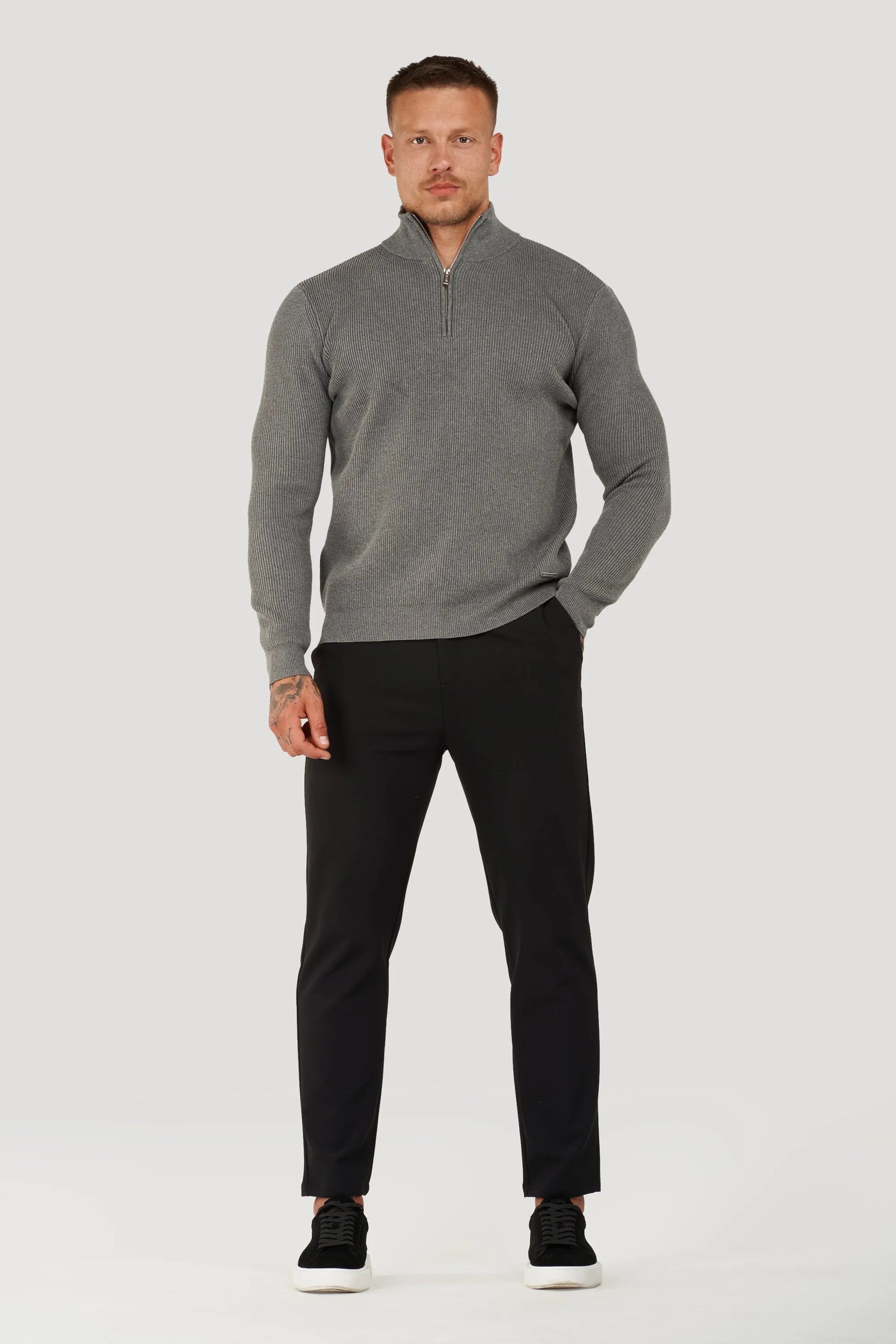 NOBEL De Renzo Half Zip Sweater - Nobel Wear