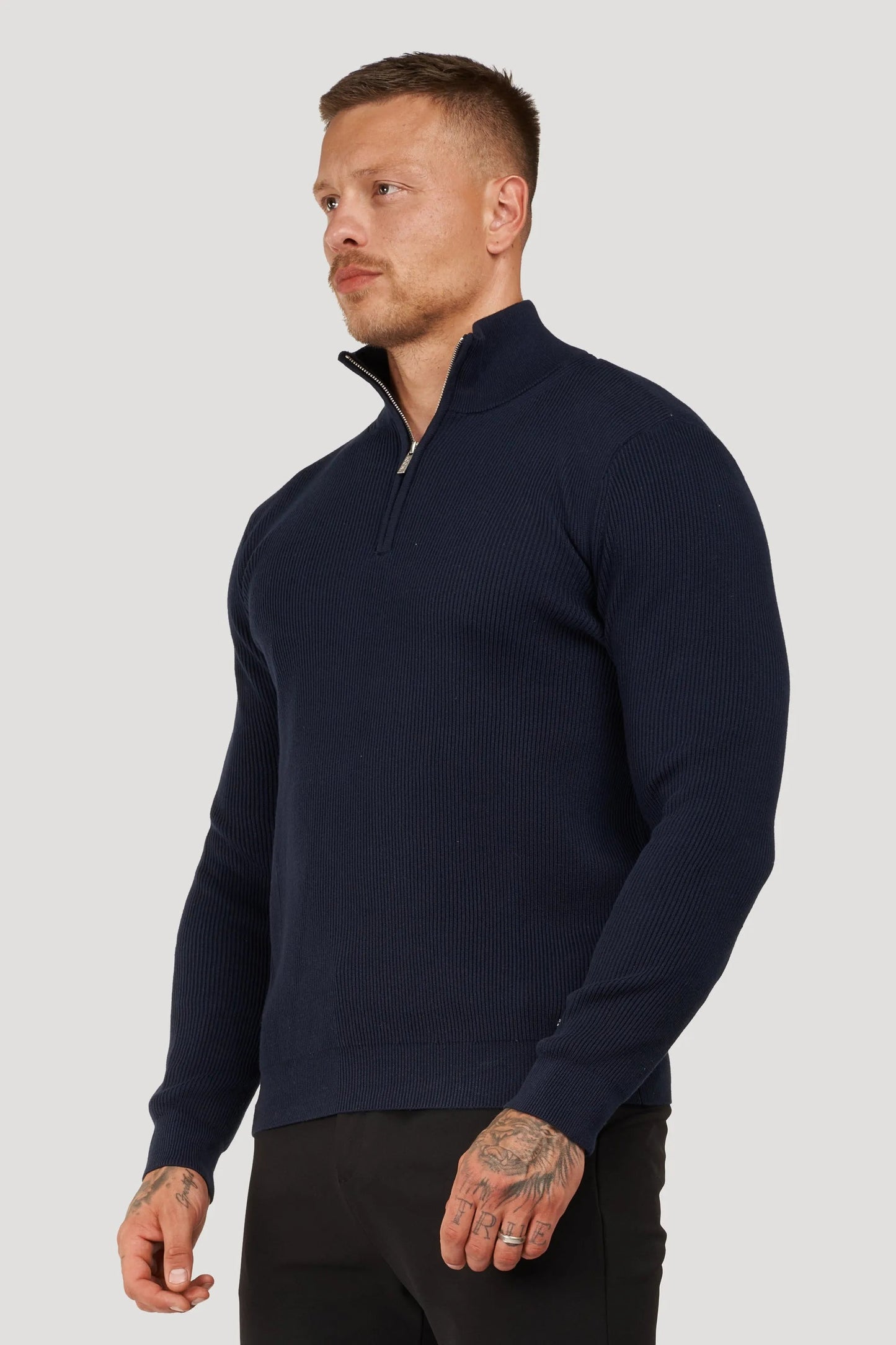 NOBEL De Renzo Half Zip Sweater - Nobel Wear