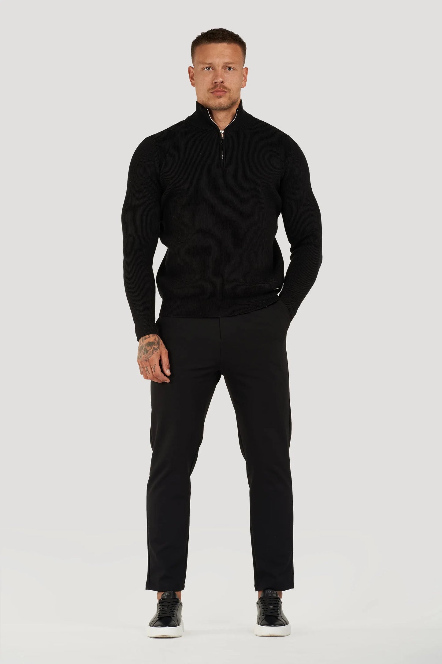 NOBEL De Renzo Half Zip Sweater - Nobel Wear