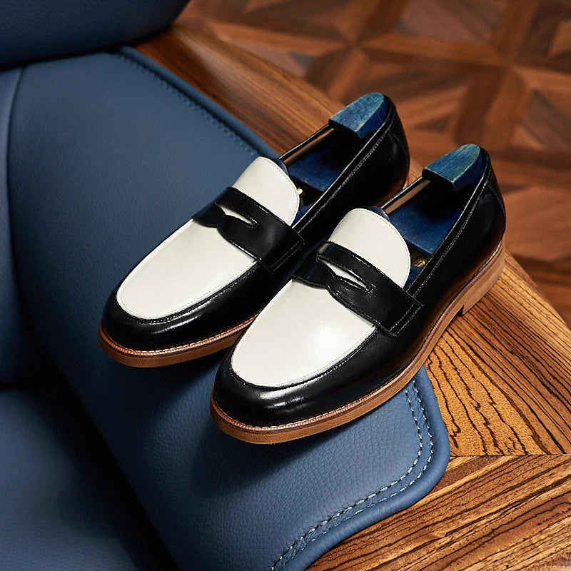 NOBEL Stefano Penny Loafers - Zwart - Nobel Wear