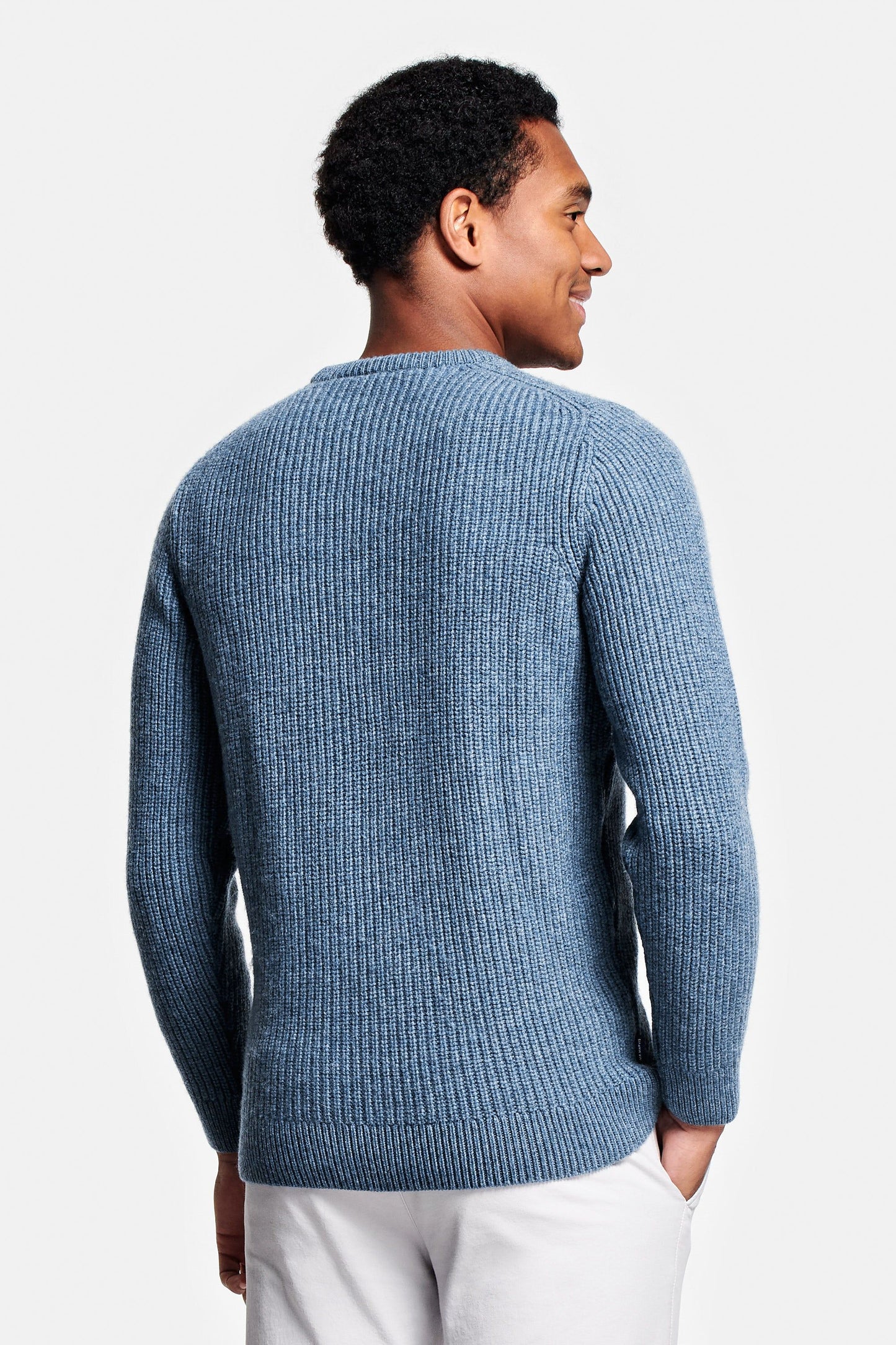 Herensweater van Premium Katoen Gebreide Trui voor Comfort