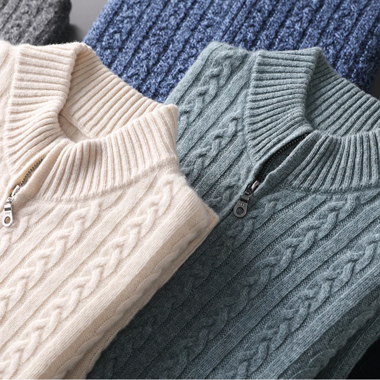 NOBEL Extrafijne Merino Kabel Cardigan - Nobel Wear